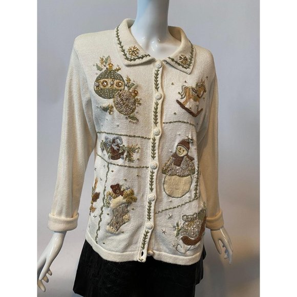 Embellished Holiday Sweater - Picture 1 of 11